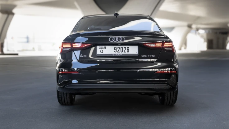 AUDI A3 2023 BLACK RENTAL IN DUBAI - undefined
